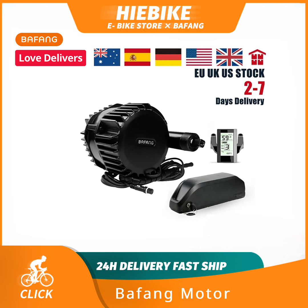 Bafang Bbshd 1000W Conversion Kit - Bafang-Motor de accionamiento medio para bicicleta