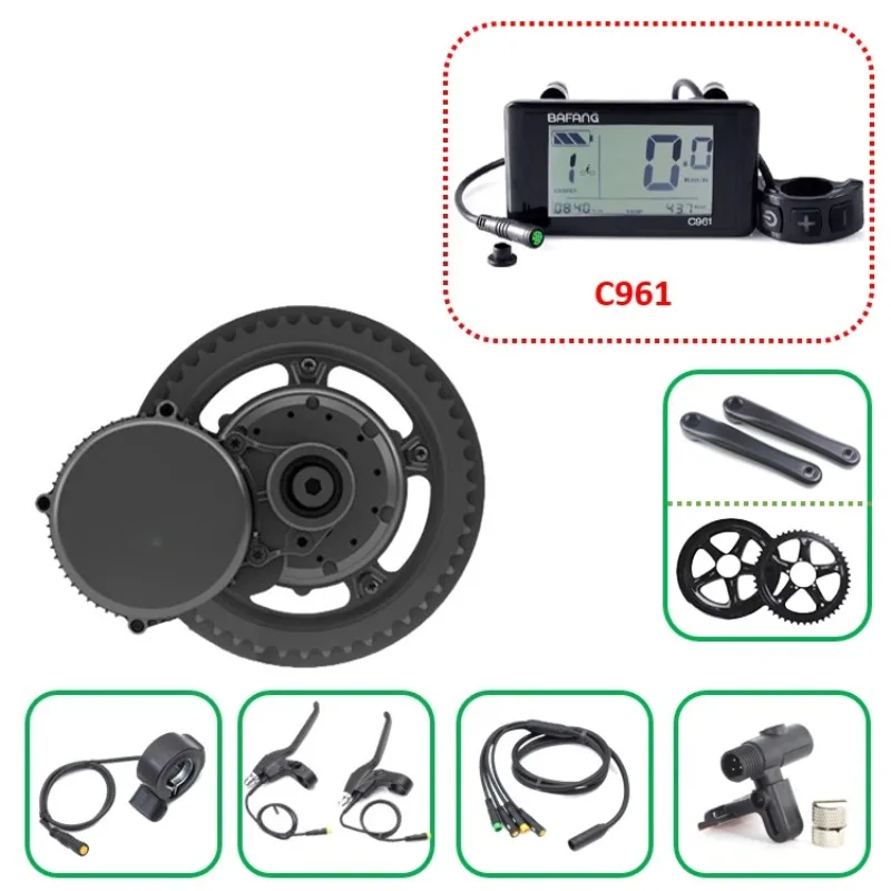 Kit de motor de transmisión ce - Mid Drive Motor Kit 52V 1000W reseña y precio