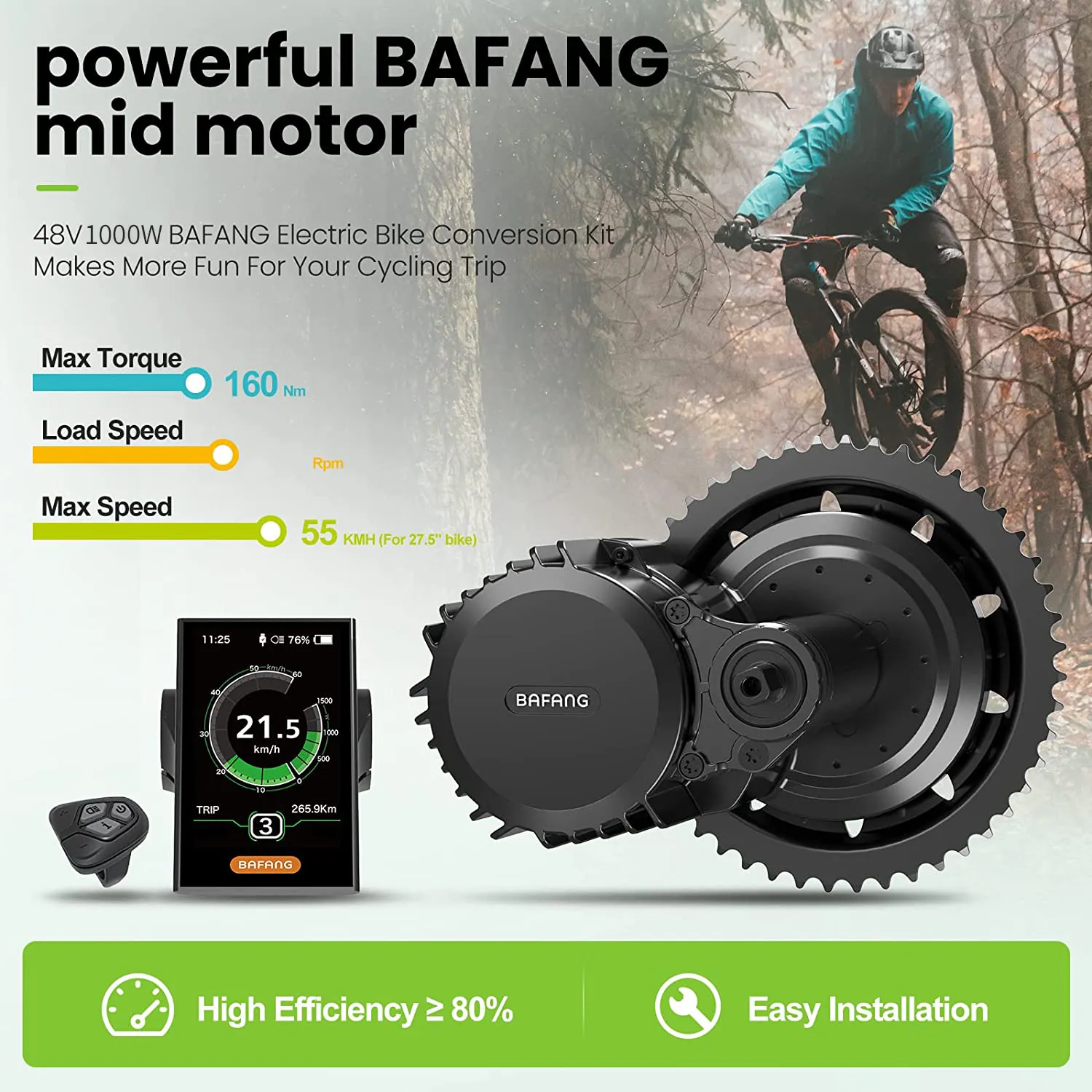 Bafang M615 MM G320.1000 UART  - Bafang Bbshd 1000W Conversion Kit reseña y precio